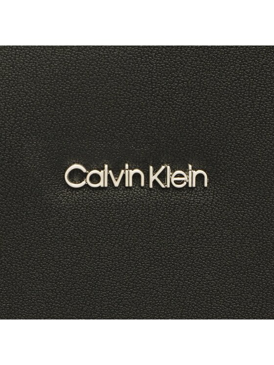 Calvin Klein Torebka Ck Must Shopper Md K60K610736 Czarny zdjęcie nr 2
