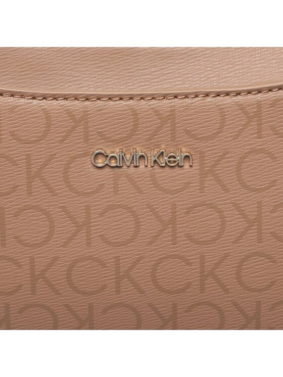 Calvin Klein Torebka Ck Must Shoulder Bag Md Epi Mono K60K610631 Brązowy zdjęcie nr 2