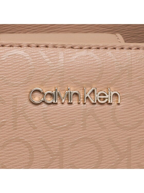 Calvin Klein Torebka Ck Must Tote Md Epi Mono K60K610628 Brązowy zdjęcie nr 2