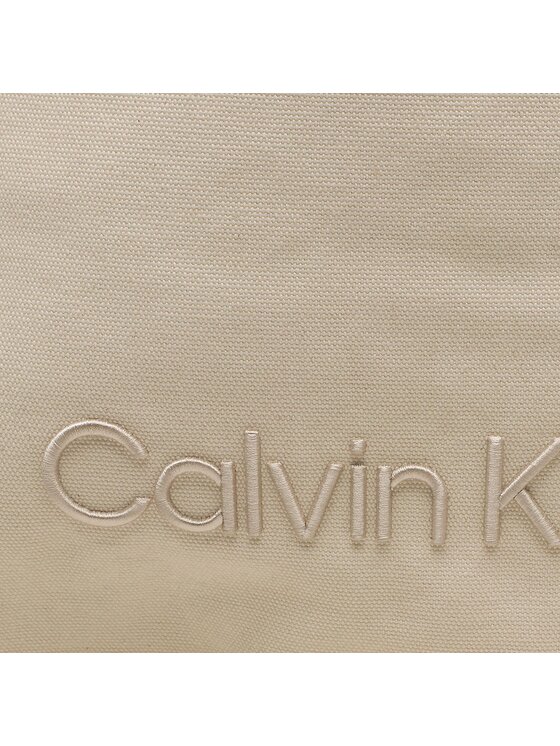 Calvin Klein Torebka Ck Summer Shopper Lg Refib K60K610432 Beżowy zdjęcie nr 2