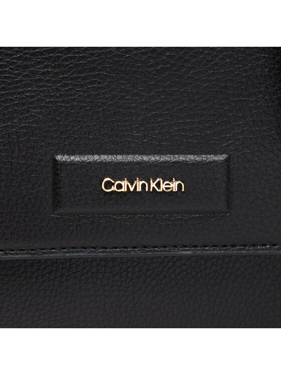 Calvin Klein Torebka Dressed Top Handle Bag Md K60K609184 Czarny zdjęcie nr 4
