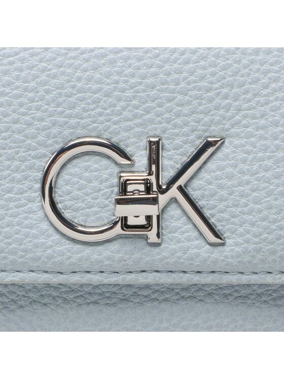 Calvin Klein Torebka Re-Lock Camera Bag With Flap Pbl K60K609397 Niebieski zdjęcie nr 2