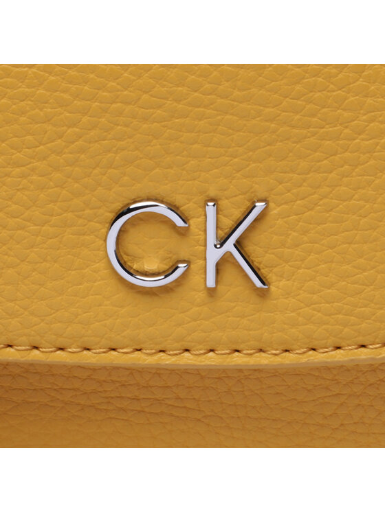 Calvin Klein Torebka Re-Lock Crossbody W/Flap Pbl K60K610197 Żółty zdjęcie nr 2