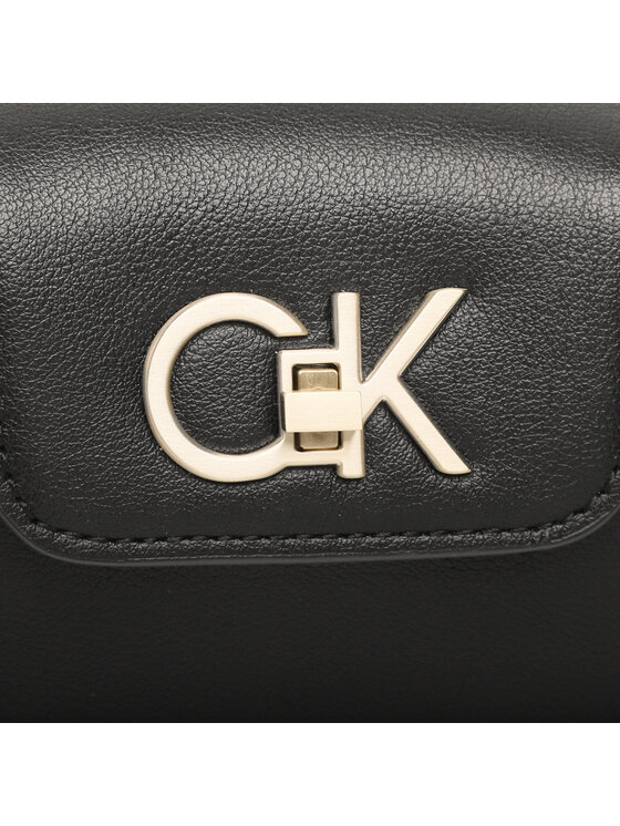 Calvin Klein Torebka Re-Lock Crossbody W/Flap Sm K60K610770 Czarny zdjęcie nr 2
