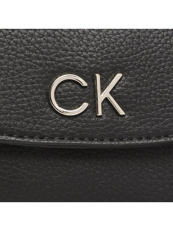 Calvin Klein Torebka Re-Lock Dbl Shoulder Bag K60K610183 Czarny zdjęcie nr 3