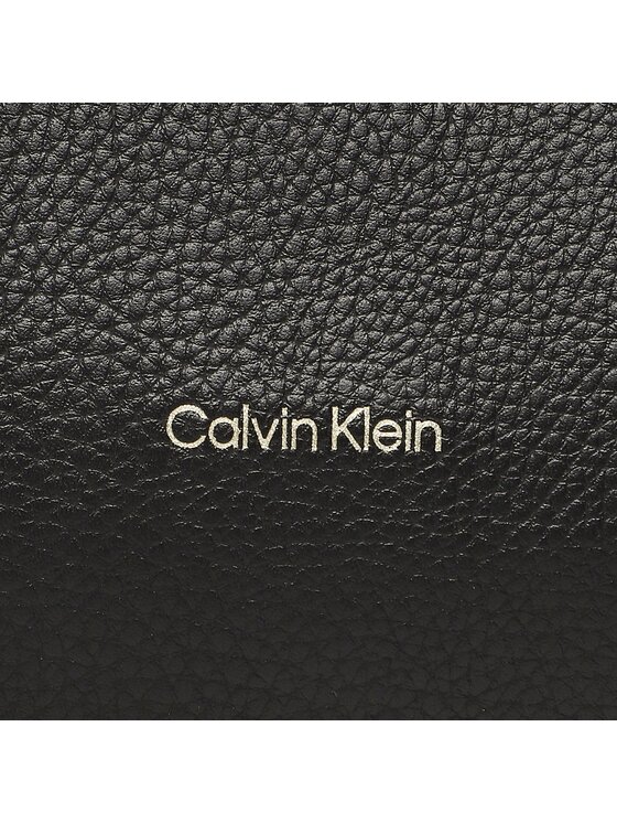 Calvin Klein Torebka Re-Lock Dbl Shoulder Bag K60K610183 Czarny zdjęcie nr 4