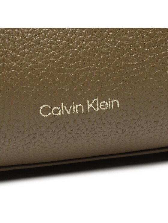 Calvin Klein Torebka Re-Lock Dbl Shoulder Bag K60K610183 Zielony zdjęcie nr 3