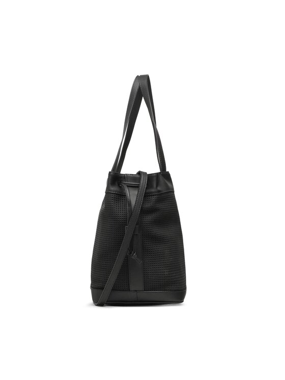 Calvin Klein Torebka Re-Lock Drawstring Bag Perf K60K610635 Czarny zdjęcie nr 3