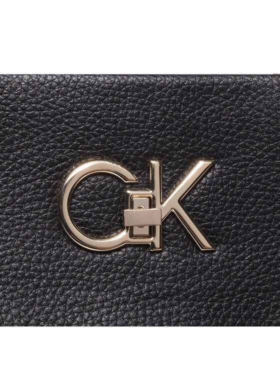 Calvin Klein Torebka Re-Lock Drawstring Tote Bag Pbl K60K609402 Czarny zdjęcie nr 3
