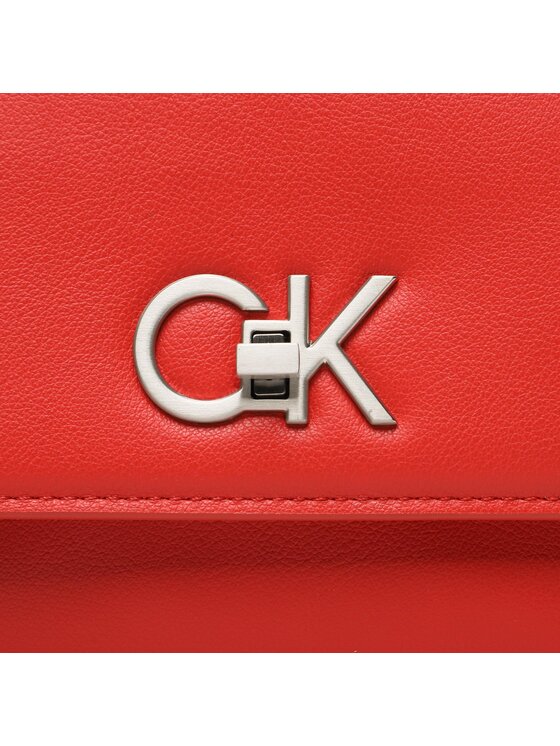 Calvin Klein Torebka Re-Lock Ew Conv Crossbody K60K610749 Czerwony zdjęcie nr 2