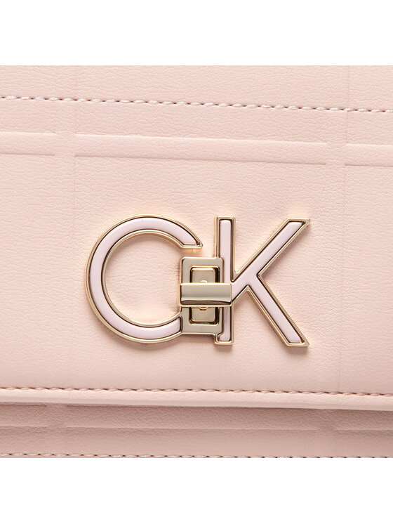Calvin Klein Torebka Re-Lock Ew Conv Xbody Quilt K60K609682 Różowy zdjęcie nr 4