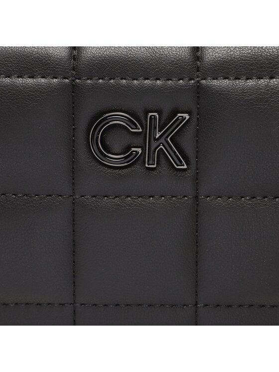 Calvin Klein Torebka Re-Lock Quilt Camera Bag K60K610445 Czarny zdjęcie nr 2