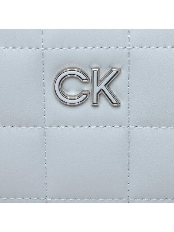 Calvin Klein Torebka Re-Lock Quilt Camera Bag K60K610445 Niebieski zdjęcie nr 2