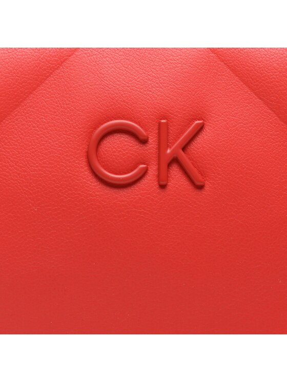 Calvin Klein Torebka Re-Lock Quilt Camera Bag K60K610767 Czerwony zdjęcie nr 2