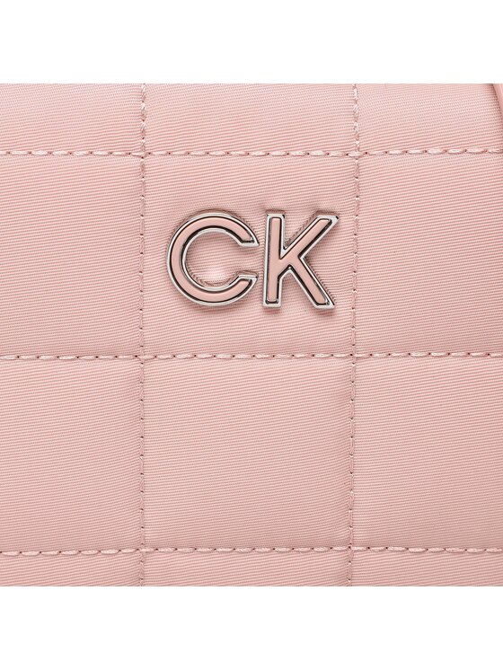 Calvin Klein Torebka Re-Lock Quilt Camera Bag Nyl K60K610640 Różowy zdjęcie nr 2