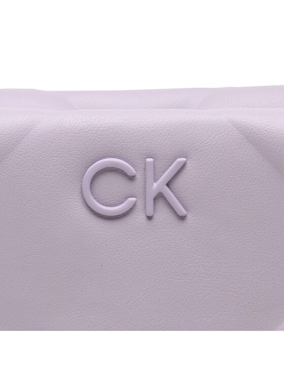 Calvin Klein Torebka Re-Lock Quilt Conv Clutch K60K610771 Fioletowy zdjęcie nr 2
