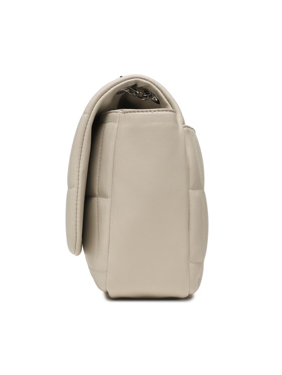 Calvin Klein Torebka Re-Lock Quilt Shoulder Bag K60K610454 Beżowy zdjęcie nr 4