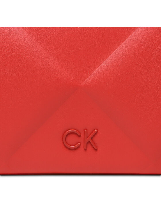 Calvin Klein Torebka Re-Lock Quilt Shoulder Bag K60K611021 Czerwony zdjęcie nr 2