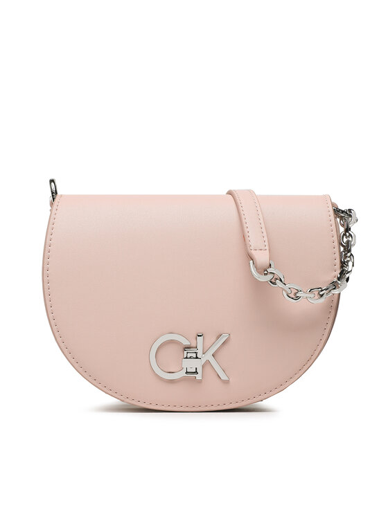 Calvin Klein Torebka Re-Lock Saddle Bag Mini K60K609892 Różowy
