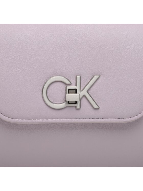 Calvin Klein Torebka Re-Lock Shoulder Bag Md K60K610769 Fioletowy zdjęcie nr 2