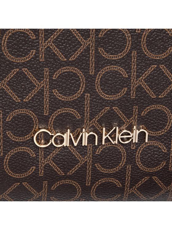 Calvin Klein Torebka Shopper Md K60K607427 Brązowy zdjęcie nr 2