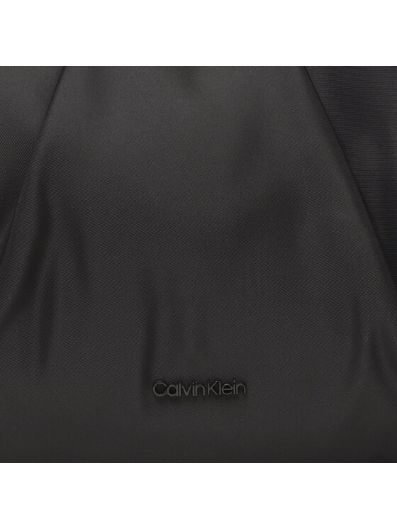 Calvin Klein Torebka Soft Nylon Cres Shoulder Bag Md K60K610645 Czarny zdjęcie nr 2