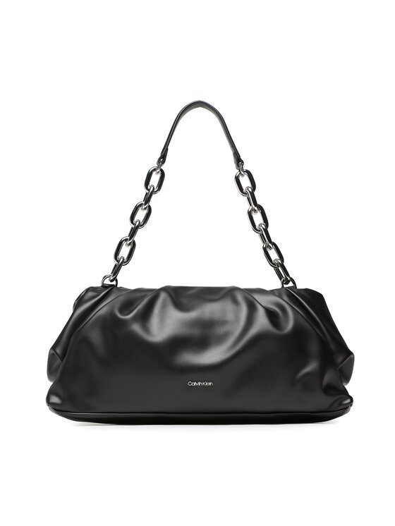 Calvin Klein Torebka Soft Shoulder Bag Lg K60K610422 Czarny