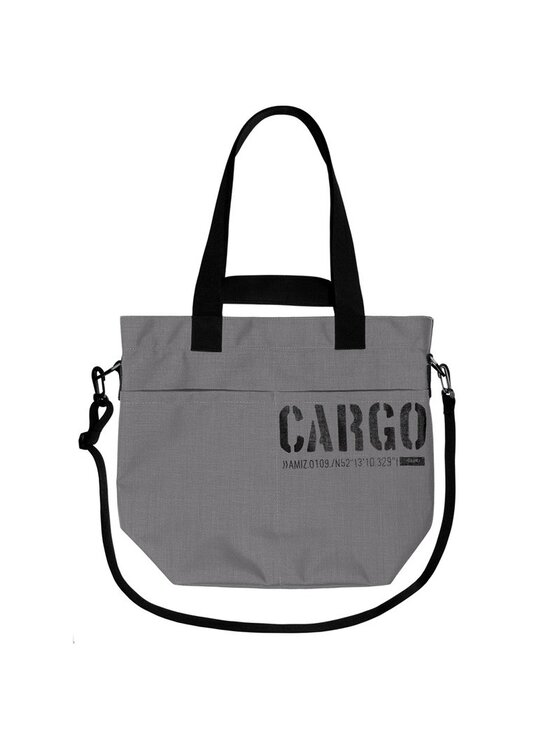 Cargo By Owee Torba Cargo-z-kieszeniami-Medium-grey Szary zdjęcie nr 2