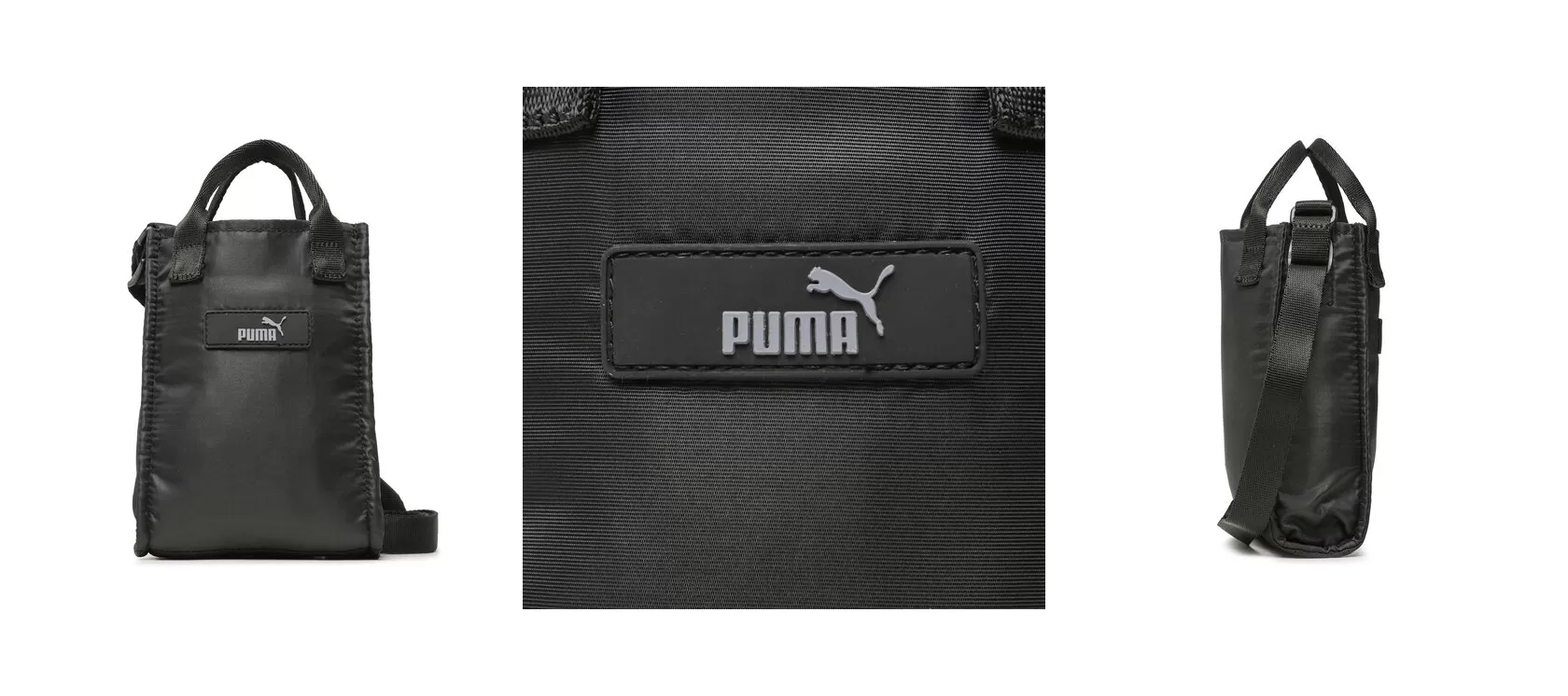 Puma Torebka Core Pop Mini Tote X-Body 079474 01 Czarny
