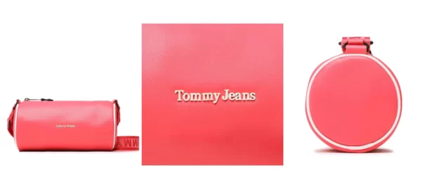 Tommy Jeans Torebka Tjw Stadium Prep Barrel Cross AW0AW14555 Różowy