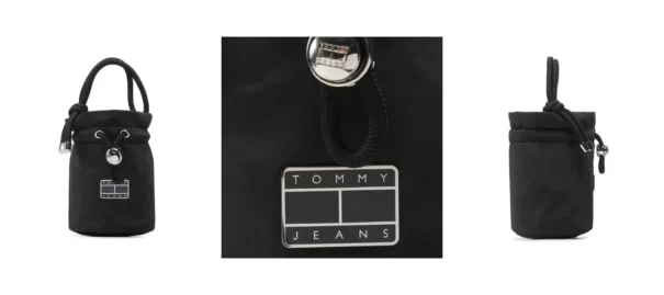Tommy Jeans Torebka Tjw Beach Summer Bucket Bag AW0AW14582 Czarny