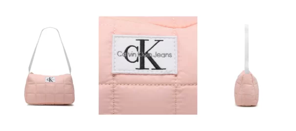 Calvin Klein Jeans Torebka Quilted Shoulder Bag IU0IU00447 Różowy