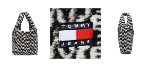 Tommy Jeans Torebka Tjw x For You Shopper Bag Logoma AW0AW14423 Biały