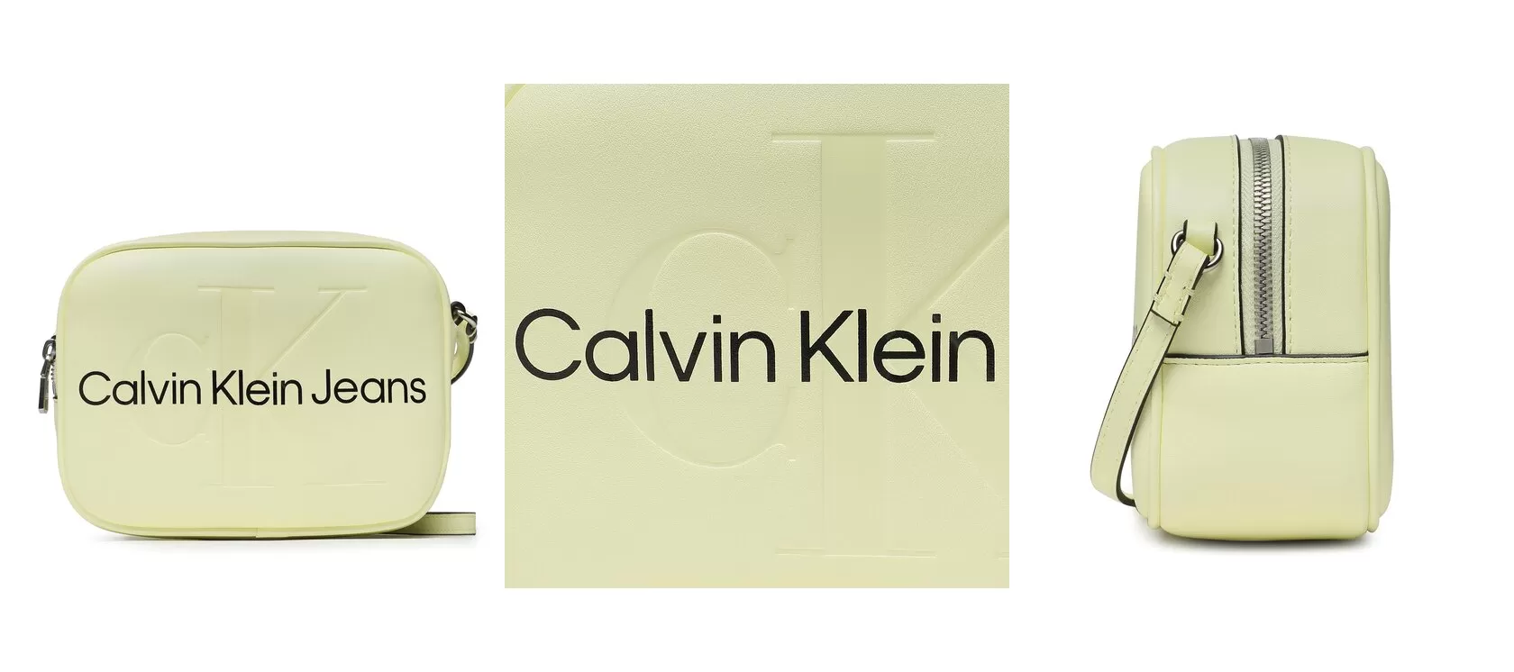 Calvin Klein Jeans Torebka Sculpted Camera Bagi8 Mono K60K610275 Żółty