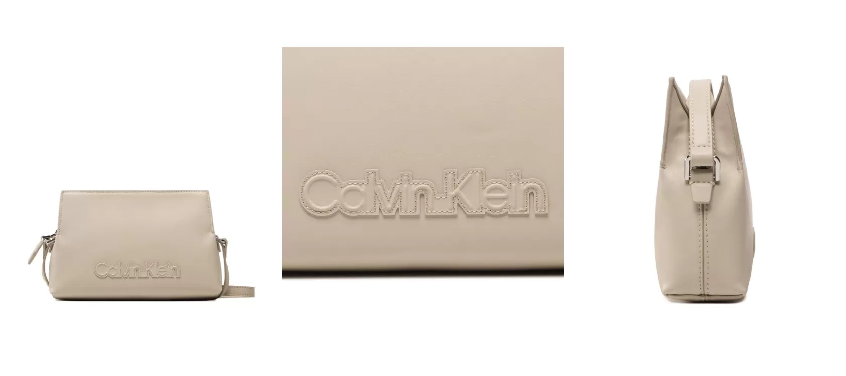 Calvin Klein Torebka Ck Neat Crossbody K60K610438 Beżowy