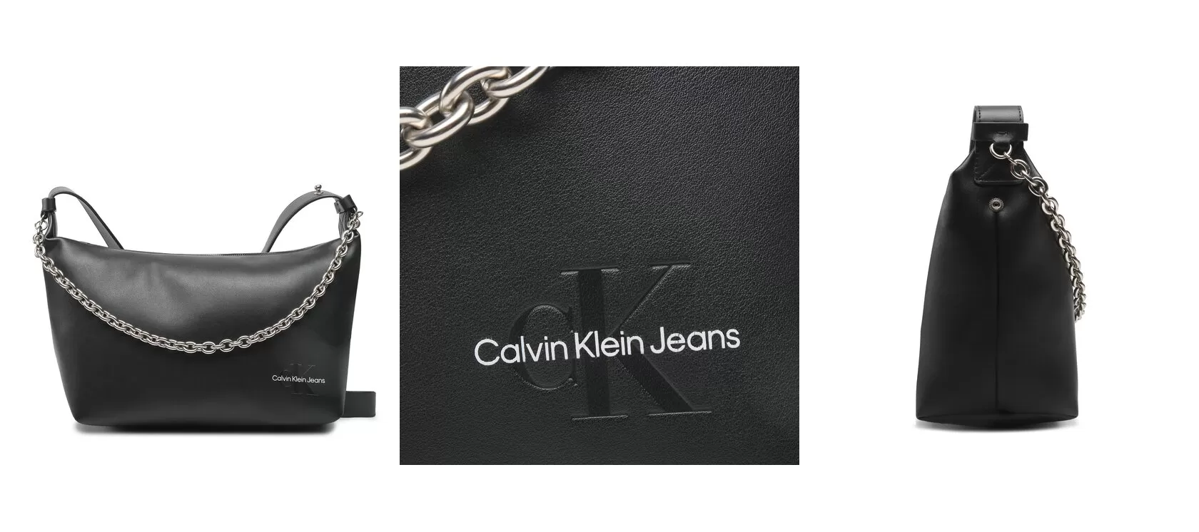 Calvin Klein Jeans Torebka Sculpted Round Sb28 Chain K60K610563 Czarny