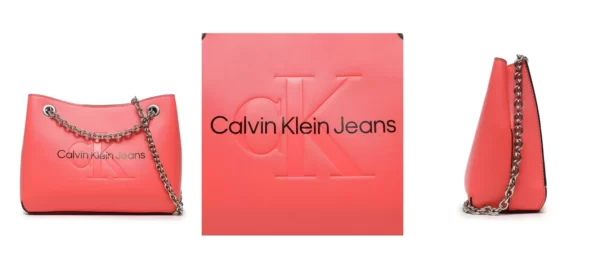 Calvin Klein Jeans Torebka Sculpted Shoulder Bag 24 Mono K60K607831 Różowy
