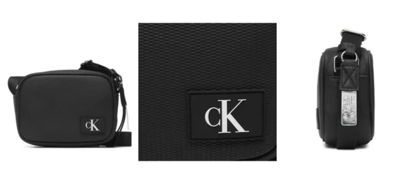 Calvin Klein Jeans Torebka Tagged Camera Bag 18 K60K610836 Czarny