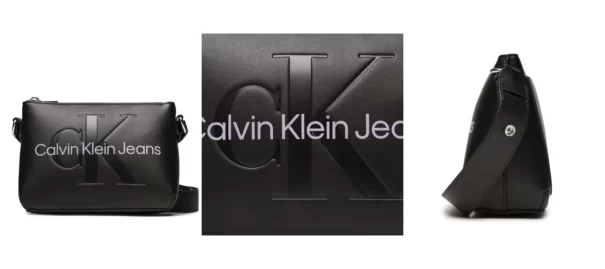 Calvin Klein Jeans Torebka Sculpted Camera Pouch21 Mono K60K610681 Czarny