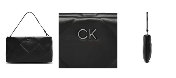 Calvin Klein Torebka Re-Lock Quilt Conv Clutch K60K610771 Czarny