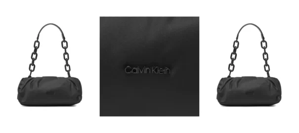 Calvin Klein Torebka Soft Nylon Conv Clutch Sm K60K610646 Czarny