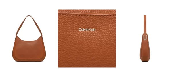 Calvin Klein Torebka Ck Must Plus Shoulder Bag Md K60K610447 Brązowy