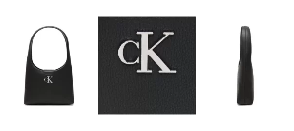 Calvin Klein Jeans Torebka Minimal Monogram Shoulder Bag K60K610843 Czarny