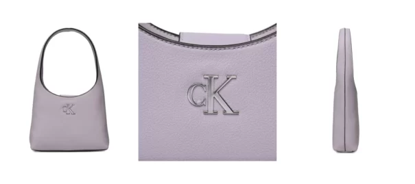 Calvin Klein Jeans Torebka Minimal Monogram Shoulder Bag K60K610843 Fioletowy