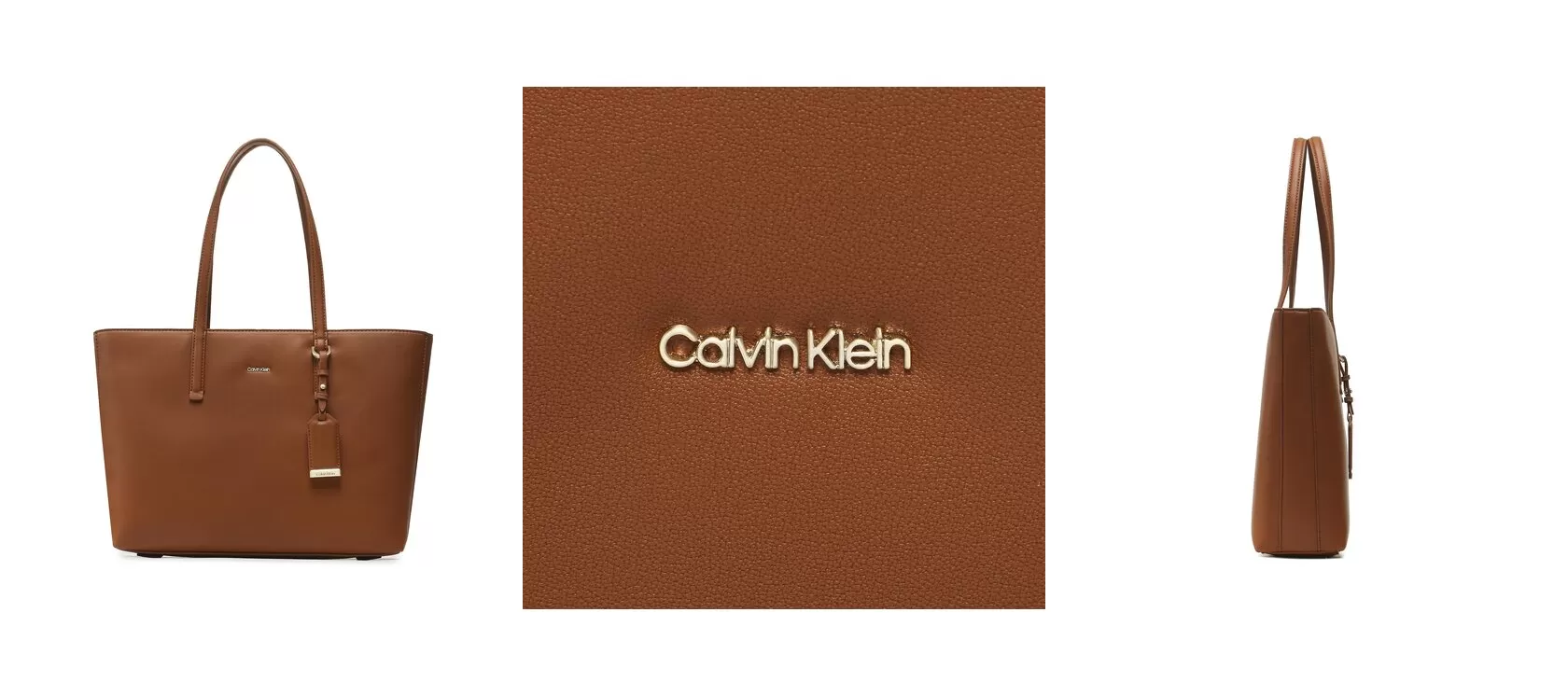 Calvin Klein Torebka Ck Must Shopper Md K60K610736 Brązowy