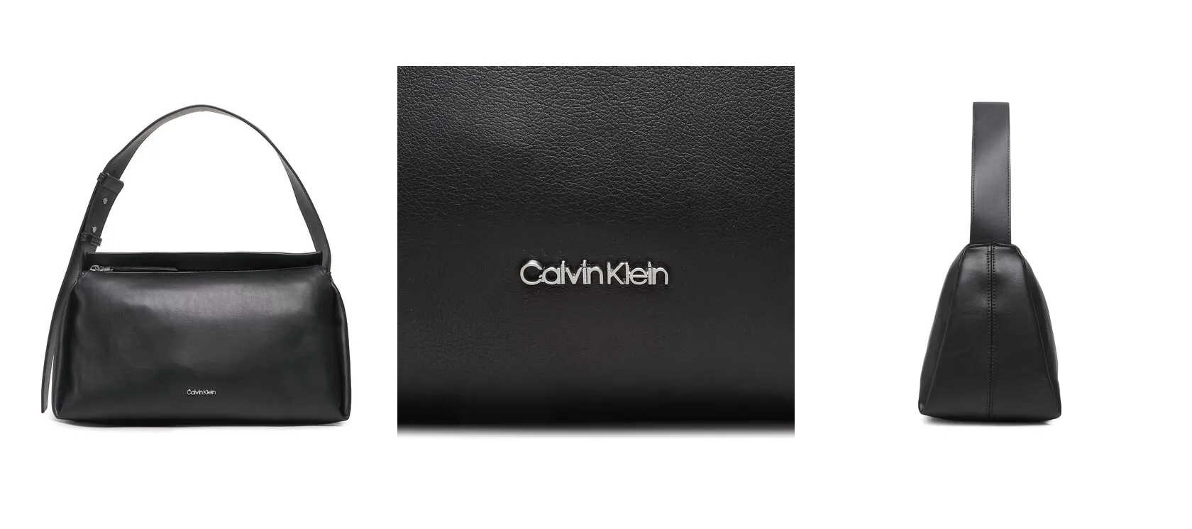 Calvin Klein Torebka Elevated Soft Shoulder Bag Sm K60K610756 Czarny