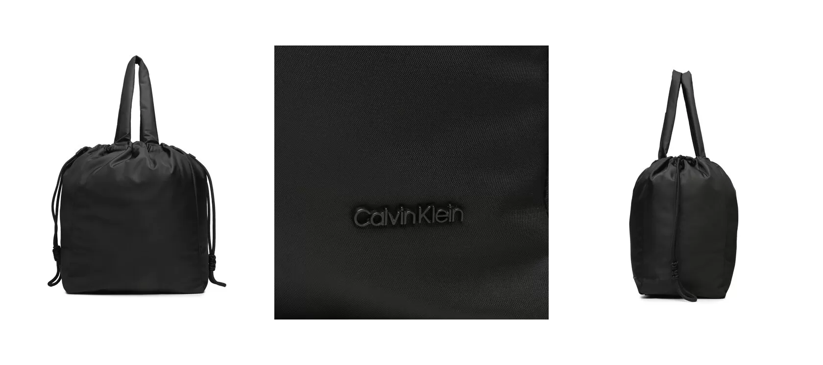 Calvin Klein Torebka Ck Nylon Shopper Md K60K610743 Czarny