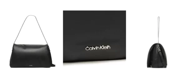 Calvin Klein Torebka Puffed Shoulder Bag K60K611020 Czarny