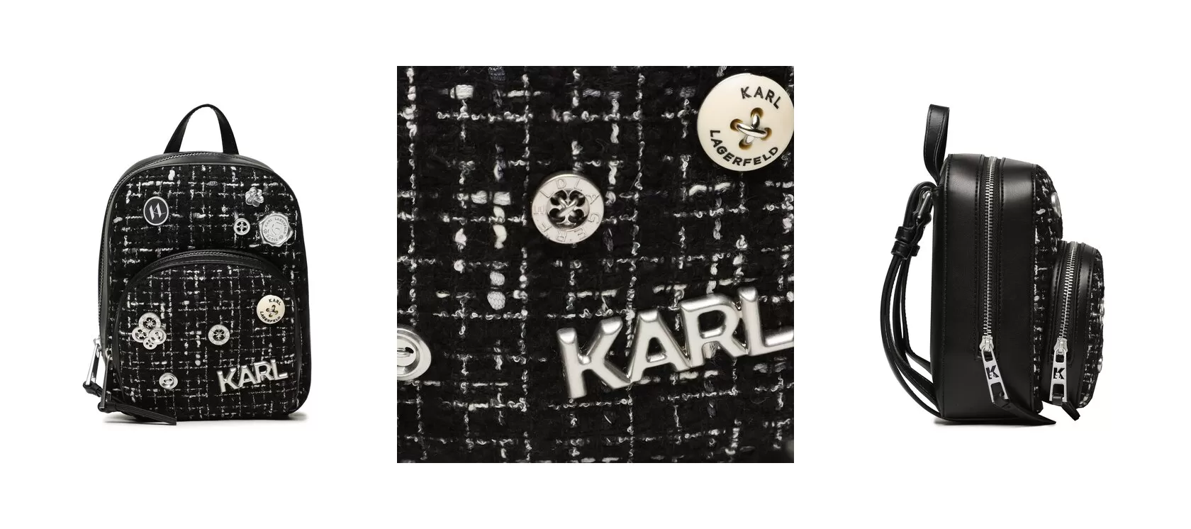 KARL LAGERFELD Plecak 226W3080 Czarny