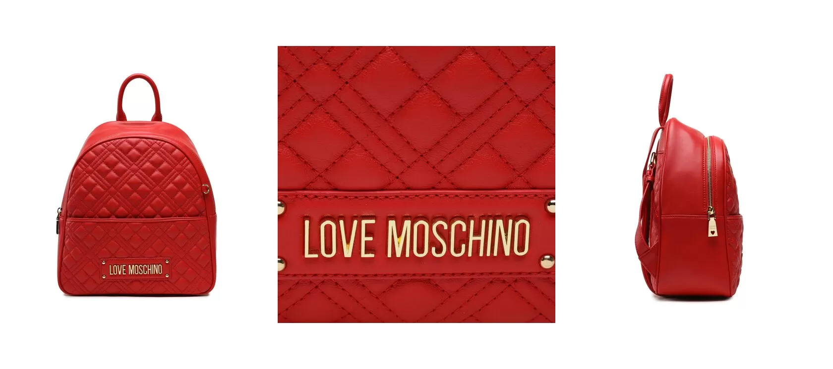 LOVE MOSCHINO Plecak JC4018PP1GLA0500 Czerwony